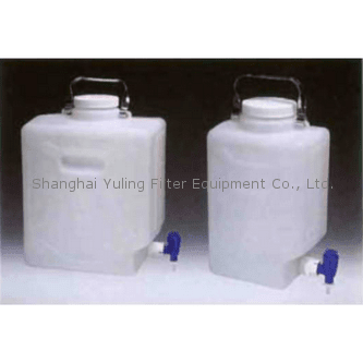 Nalgene 2320-0020 2320-0050 矩形细口大瓶（带放水口）