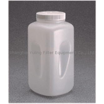 Nalgene 2123-0010 大广口方形瓶，高密度聚乙烯